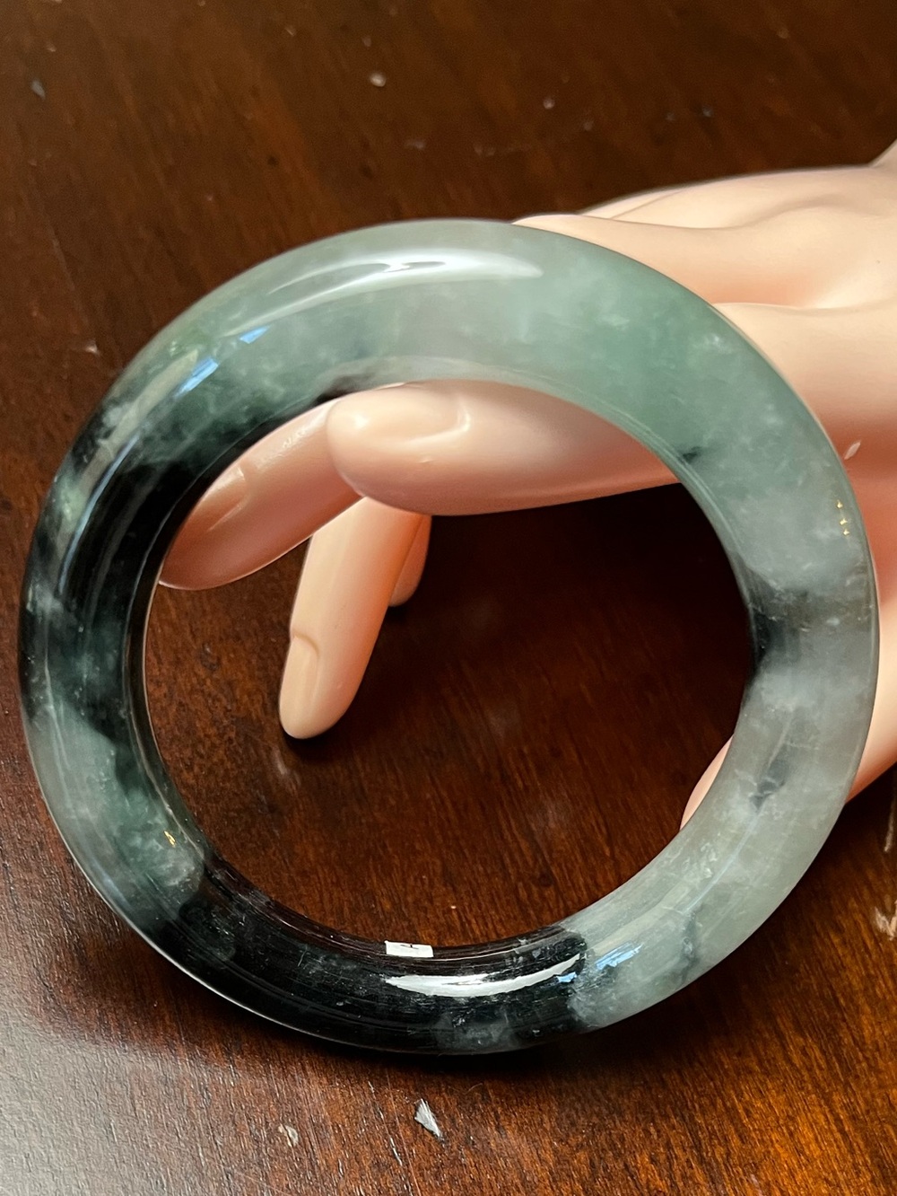 Burma Natural Green Jadeite Jade Bracelet Bangle Jadeite Jade Bracelet 59mm-NEW